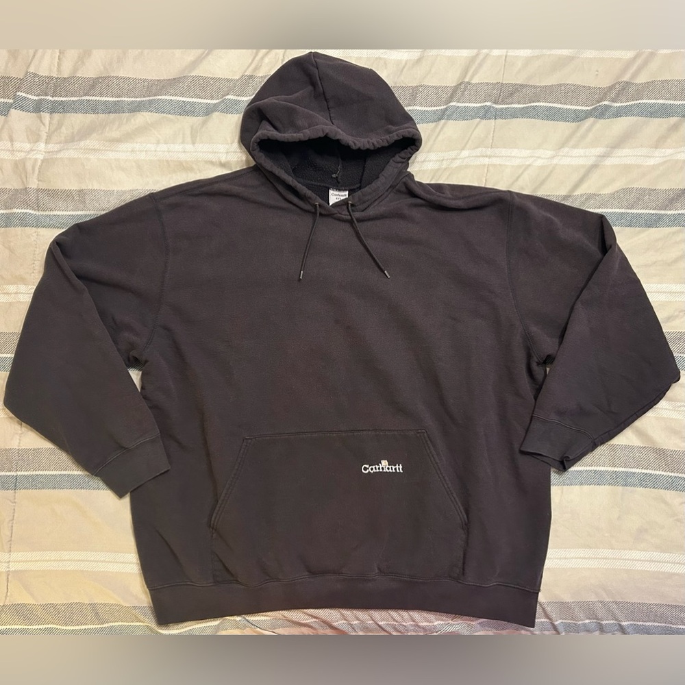 Vintage Carhartt Embroidered Men’s Hoodie - Picture 1 of 8